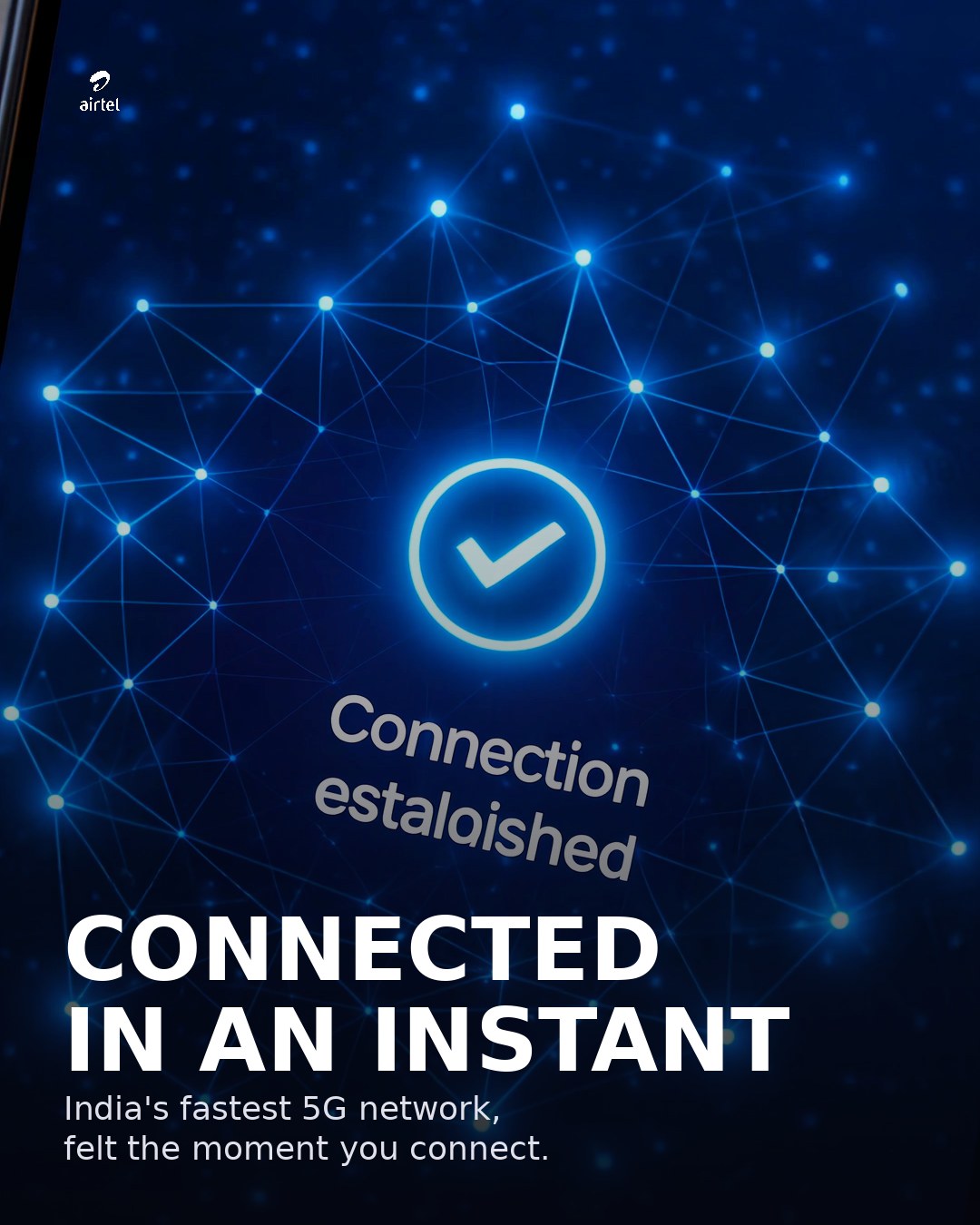 Airtel Speed network moment poster